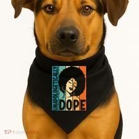 Unapologetically Dope Afro African  American Black  USA-Made Doggie Bandana thumb 1