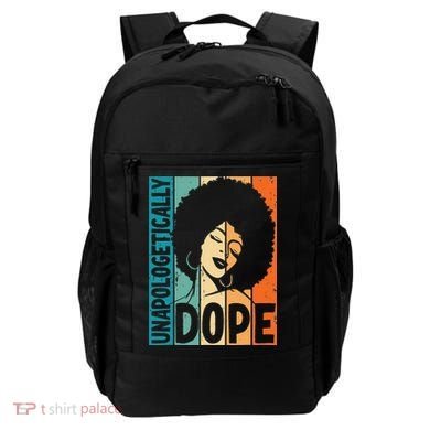Unapologetically Dope Afro African  American Black  Backpack