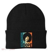 Unapologetically Dope Afro African  American Black  Beanie thumb 0