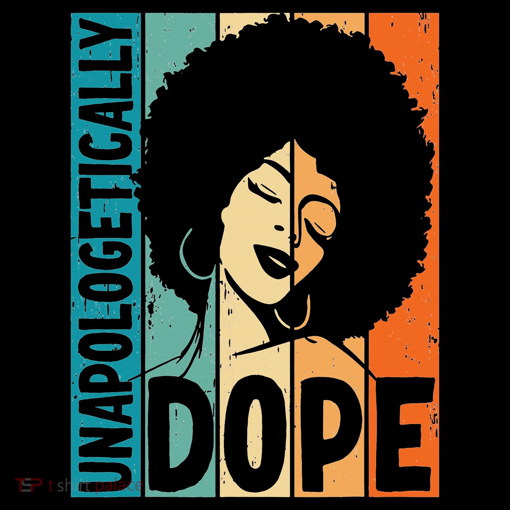 Unapologetically Dope Afro African  American Black  Mousepad