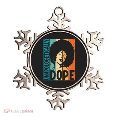 Unapologetically Dope Afro African  American Black  Ornament