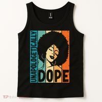 Unapologetically Dope Afro African  American Black  Tank Top thumb 2