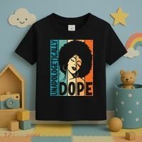 Unapologetically Dope Afro African  American Black  Toddler T-Shirt thumb 3