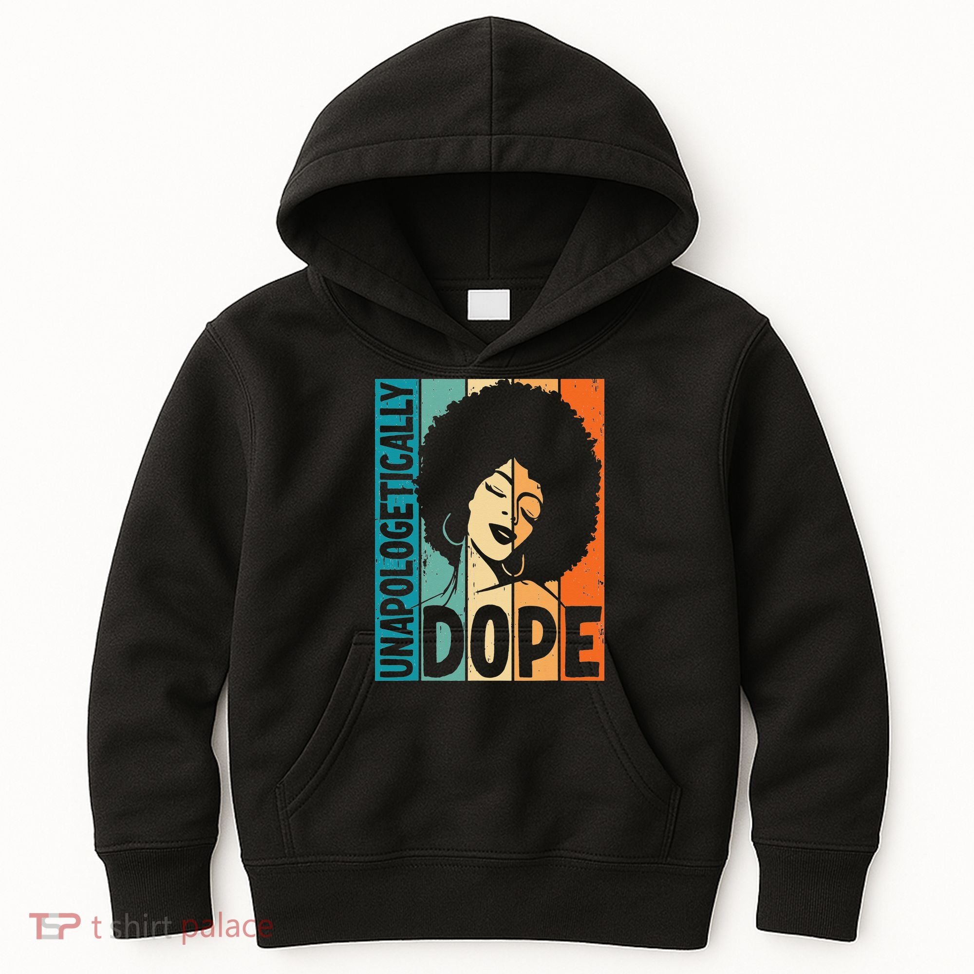 Unapologetically Dope Afro African  American Black  Kids Hoodie