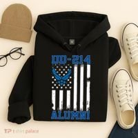 USAF DD214 Alumni Veteran US Air_Force Wing Hoodie thumb 4