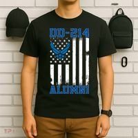 USAF DD214 Alumni Veteran US Air_Force Wing T-Shirt thumb 6
