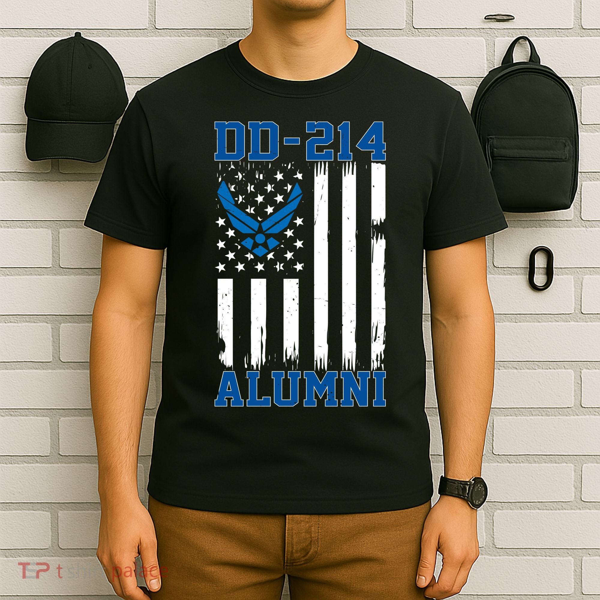 USAF DD214 Alumni Veteran US Air_Force Wing T-Shirt