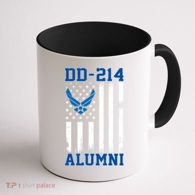 USAF DD214 Alumni Veteran US Air_Force Wing Coffee Mug back