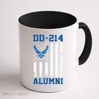 USAF DD214 Alumni Veteran US Air_Force Wing Coffee Mug thumb 1