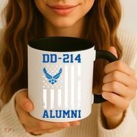 USAF DD214 Alumni Veteran US Air_Force Wing Coffee Mug thumb 3