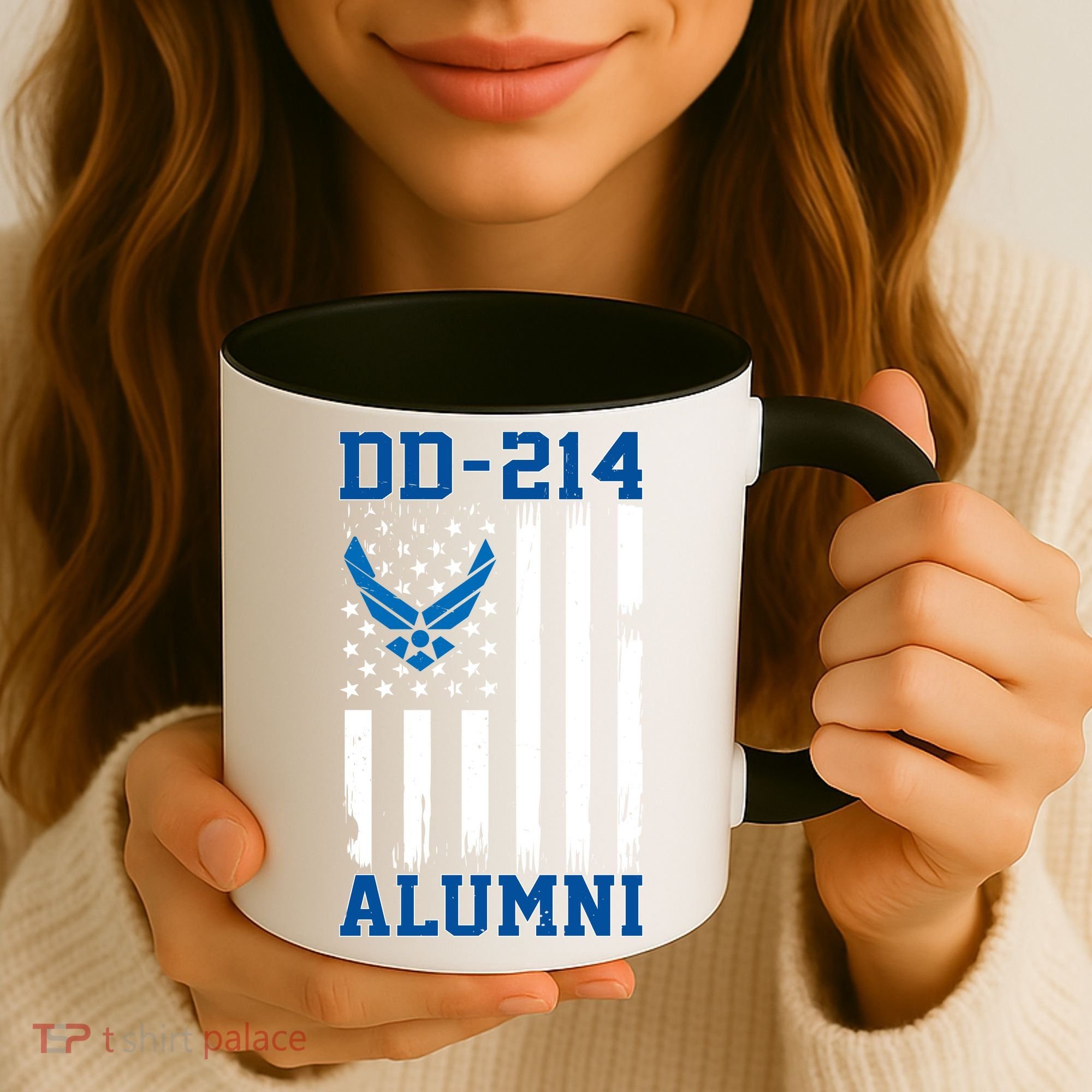 USAF DD214 Alumni Veteran US Air_Force Wing Coffee Mug