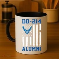 USAF DD214 Alumni Veteran US Air_Force Wing Coffee Mug thumb 4