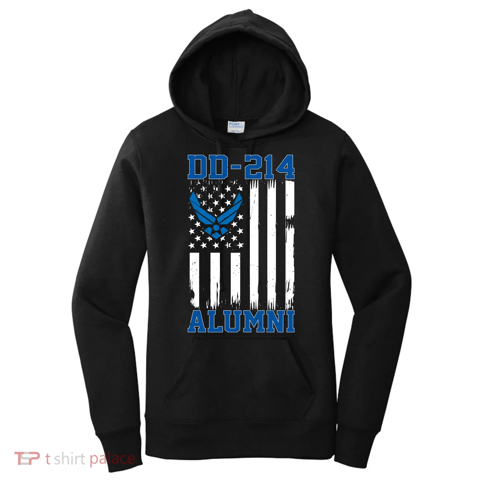 USAF DD214 Alumni Veteran US Air_Force Wing Women's Hoodie