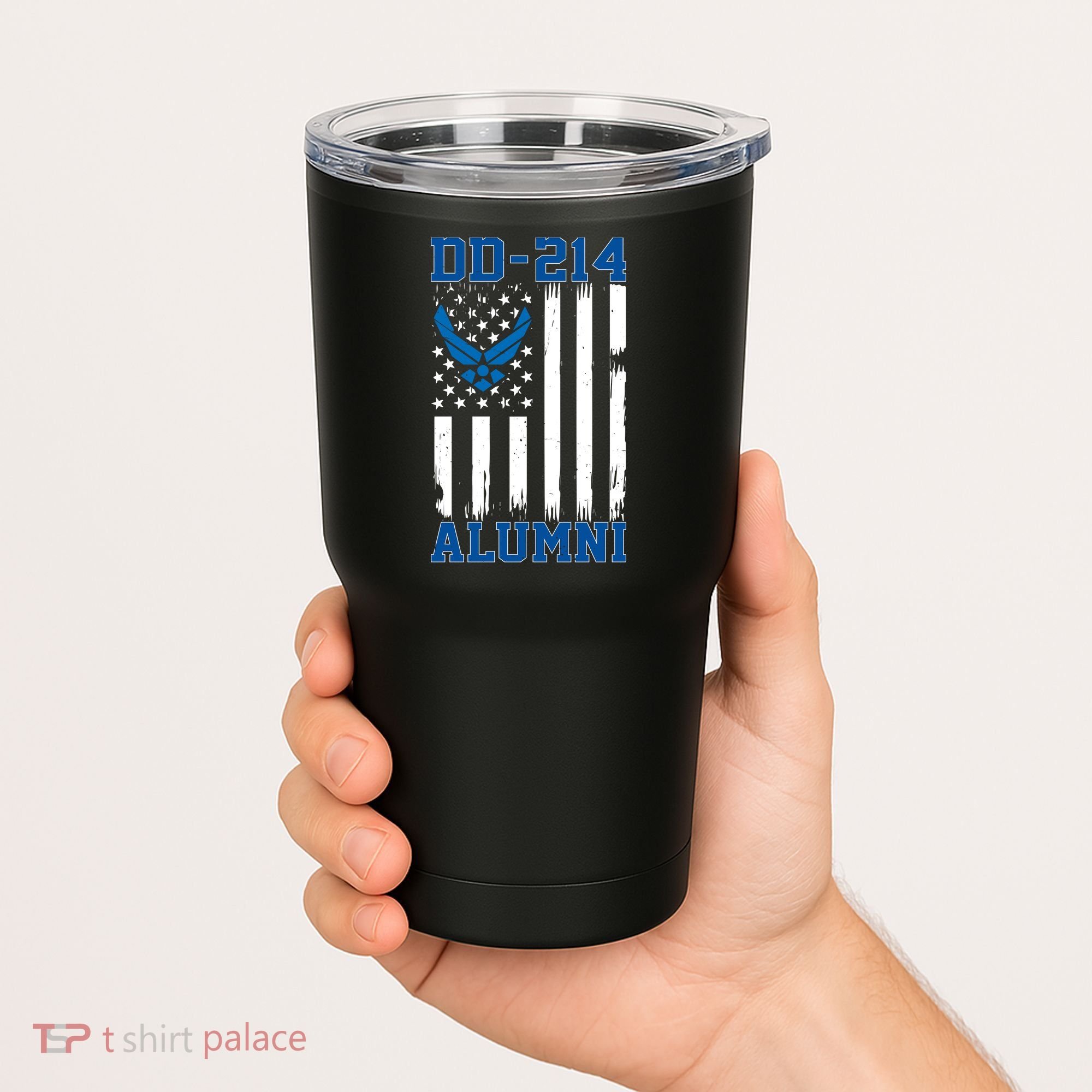 USAF DD214 Alumni Veteran US Air_Force Wing Tumbler