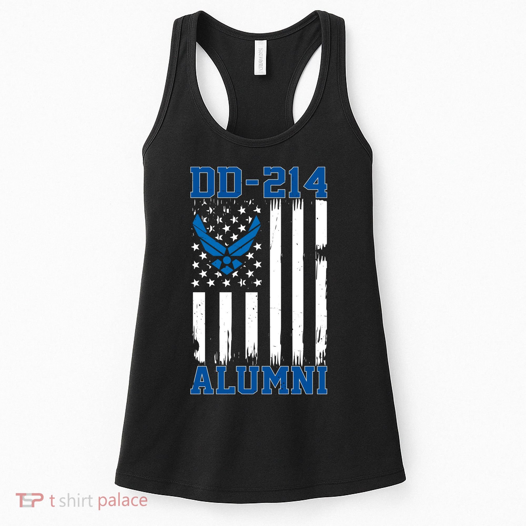 USAF DD214 Alumni Veteran US Air_Force Wing Women's Tank Top