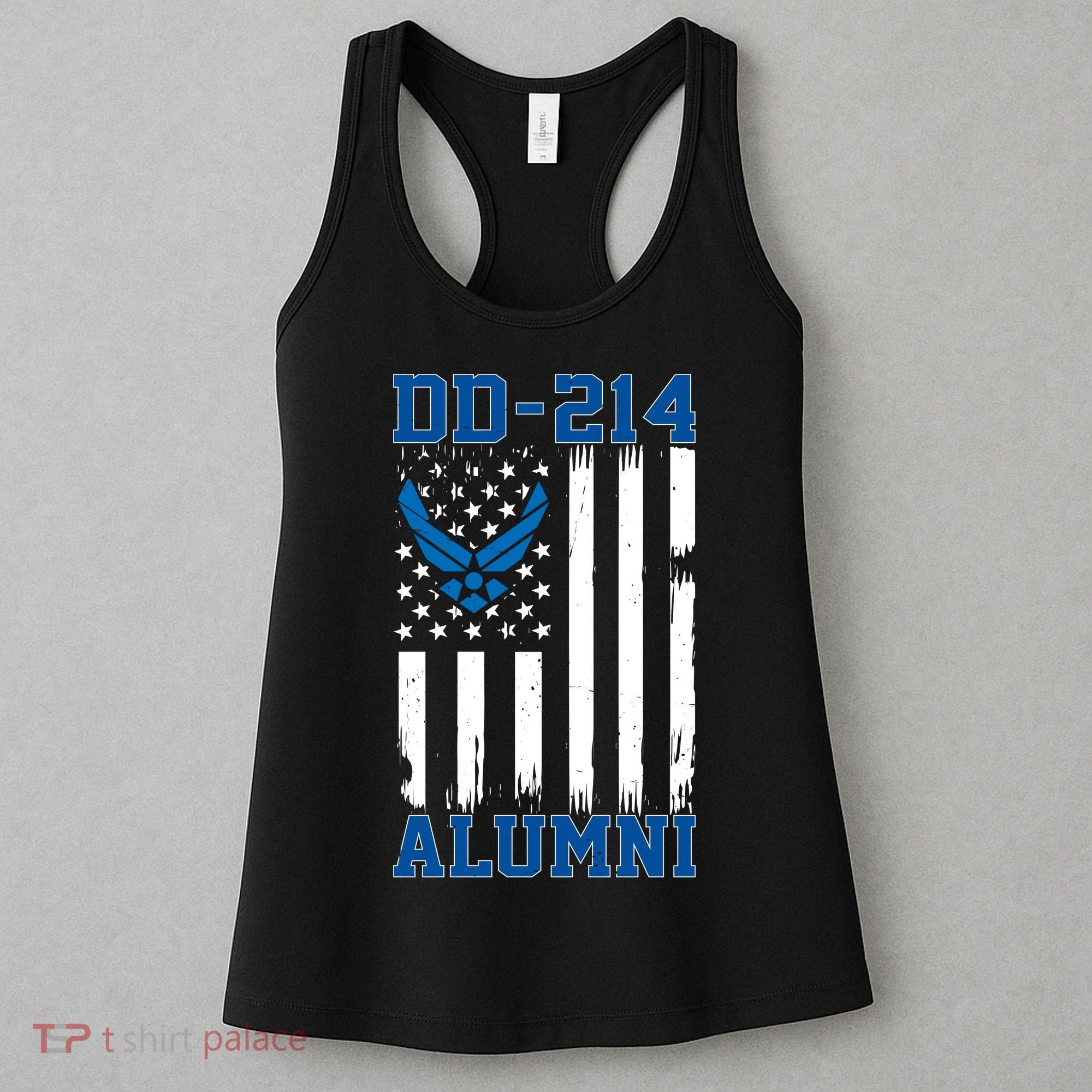 USAF DD214 Alumni Veteran US Air_Force Wing Women's Tank Top