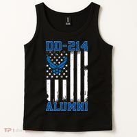 USAF DD214 Alumni Veteran US Air_Force Wing Tank Top thumb 2