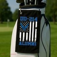 USAF DD214 Alumni Veteran US Air_Force Wing Golf Towel thumb 2