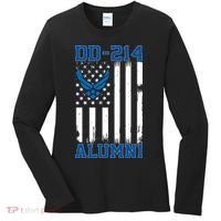 USAF DD214 Alumni Veteran US Air_Force Wing Women's Long Sleeve Shirt thumb 0