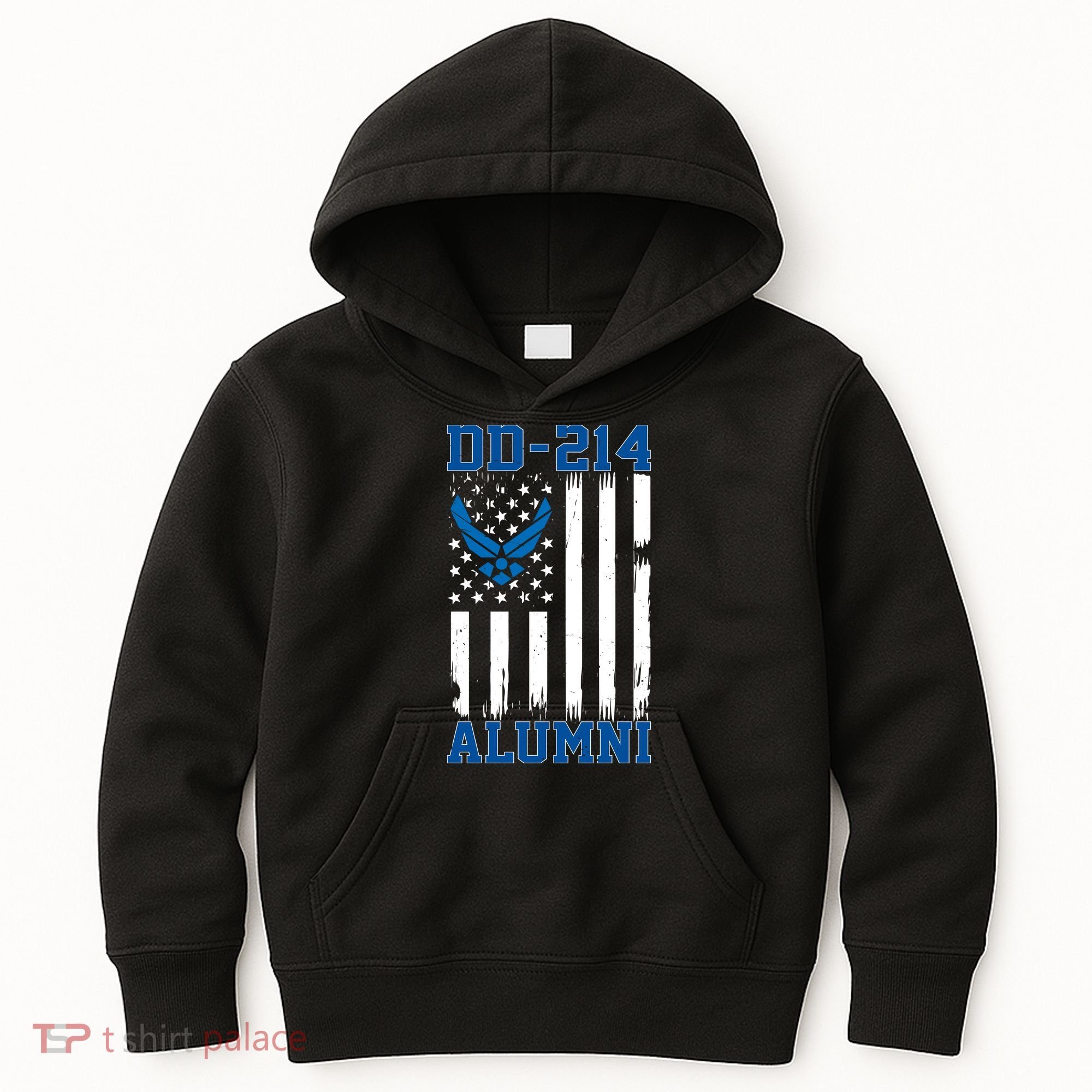 USAF DD214 Alumni Veteran US Air_Force Wing Kids Hoodie