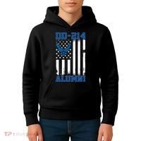USAF DD214 Alumni Veteran US Air_Force Wing Kids Hoodie thumb 4