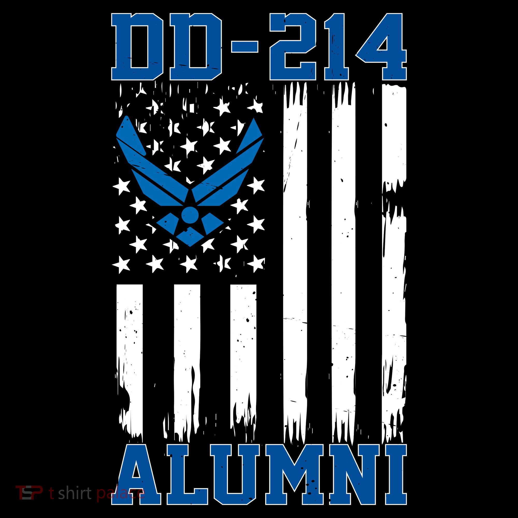 USAF DD214 Alumni Veteran US Air_Force Wing Kids T-Shirt
