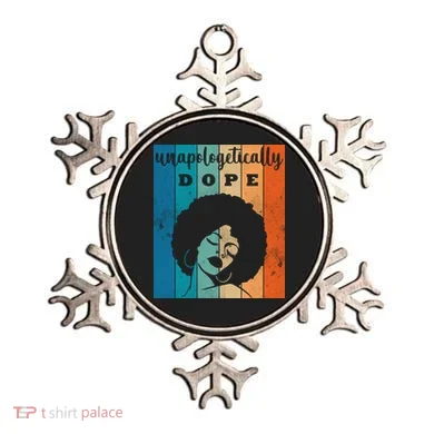 Unapologetically Dope Black Female Ornament