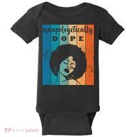 Unapologetically Dope Black Female Baby Bodysuit thumb 0