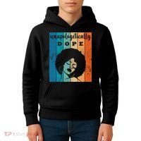 Unapologetically Dope Black Female Kids Hoodie thumb 4