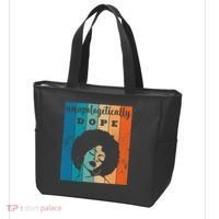 Unapologetically Dope Black Female Tote Bag thumb 3