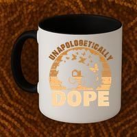 Unapologetically Dope Black History Month African American Gift Coffee Mug thumb 2