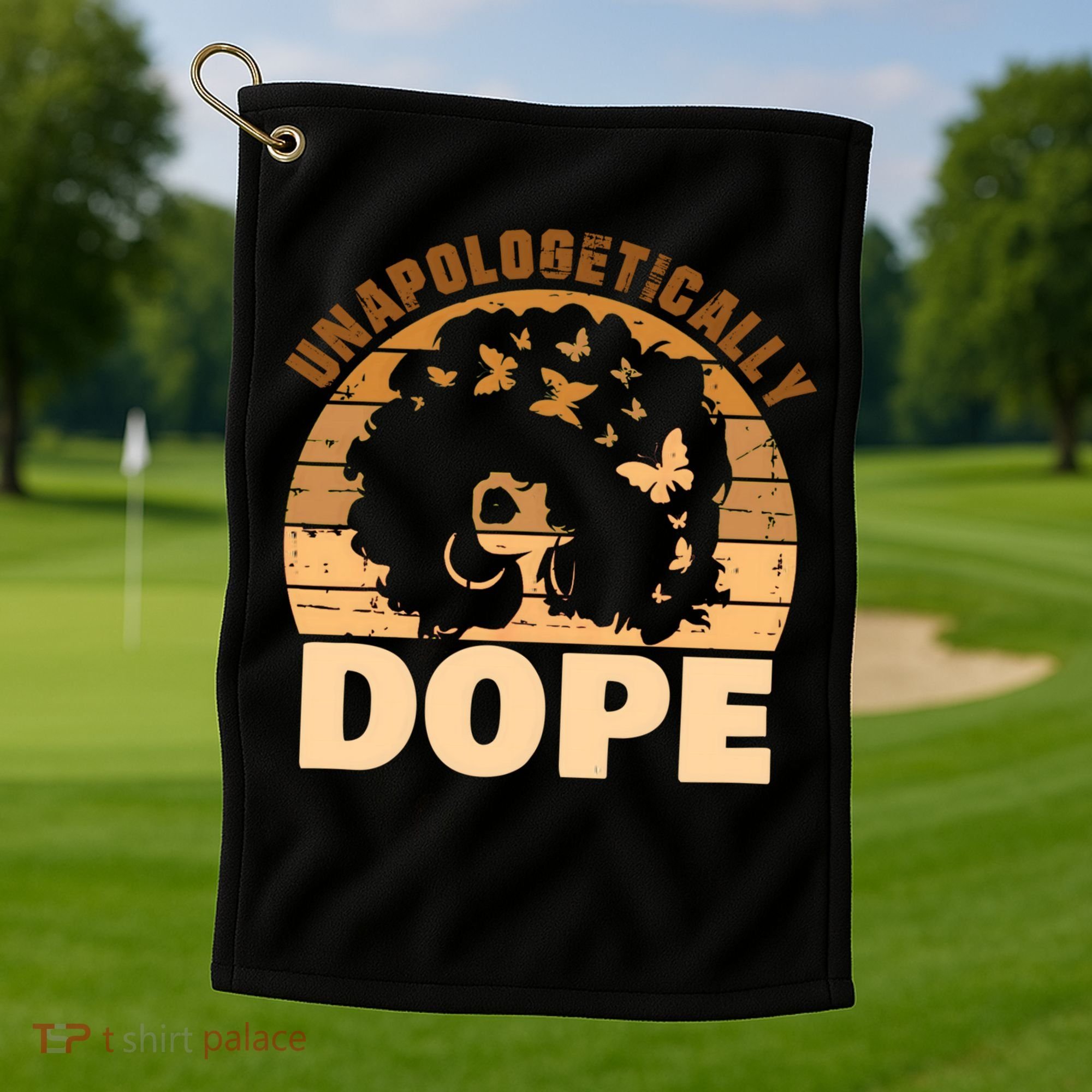 Unapologetically Dope Black History Month African American Gift Golf Towel