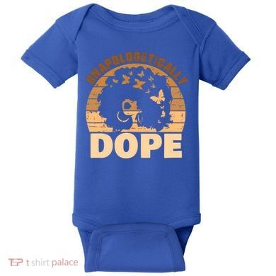 Unapologetically Dope Black History Month African American Gift Baby Bodysuit