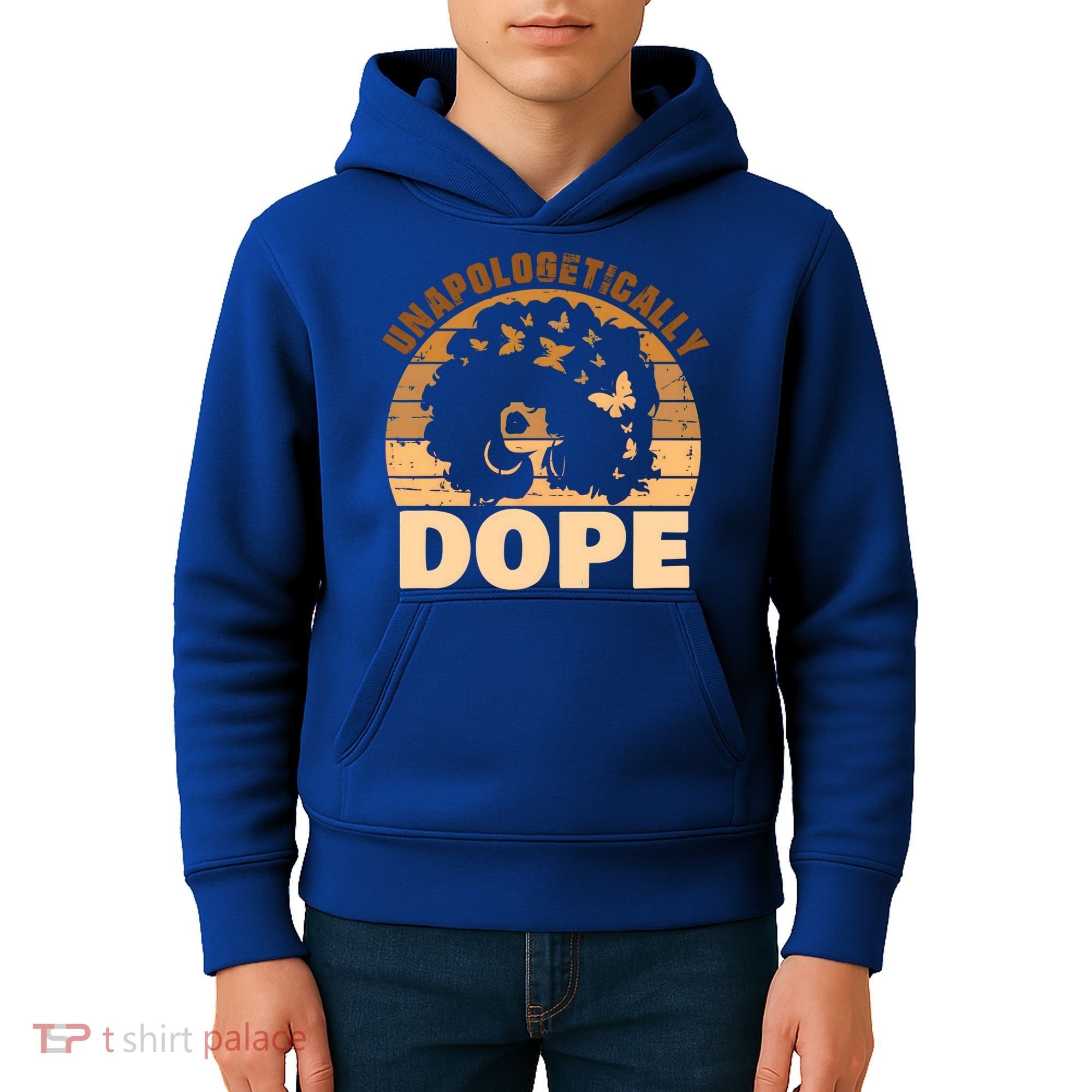 Unapologetically Dope Black History Month African American Gift Kids Hoodie
