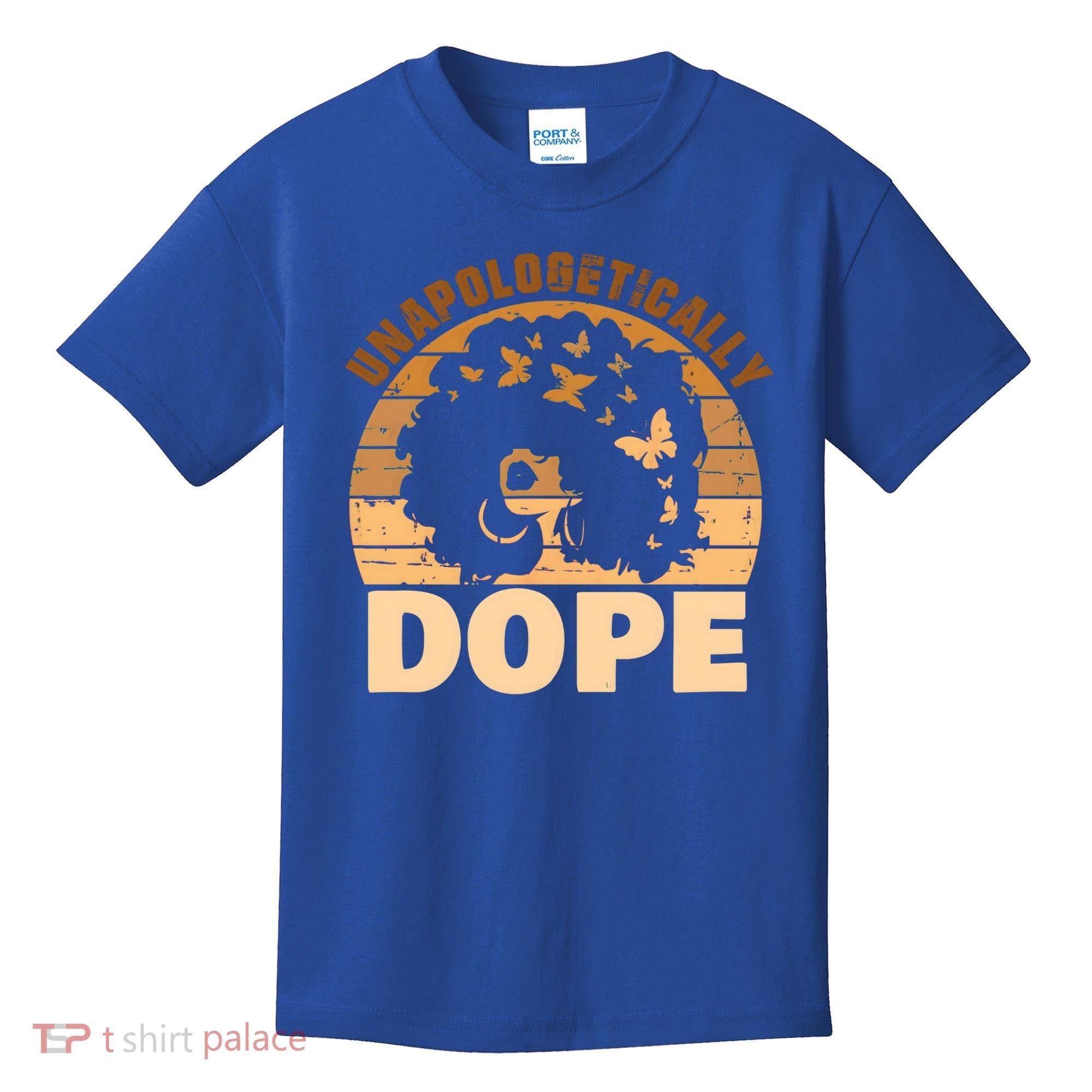 Unapologetically Dope Black History Month African American Gift Kids T-Shirt