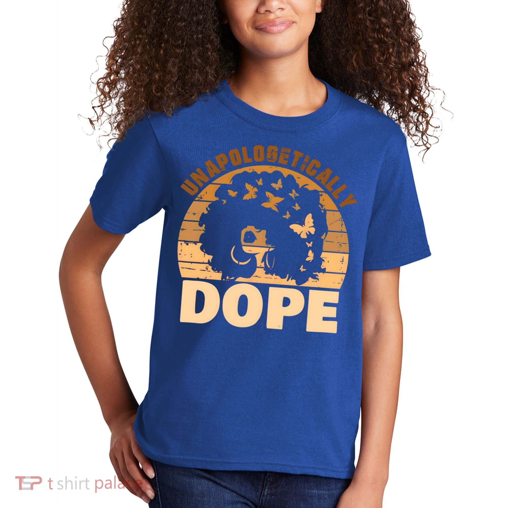 Unapologetically Dope Black History Month African American Gift Kids T-Shirt