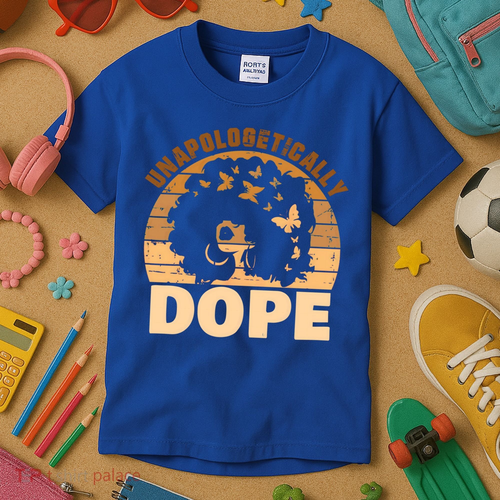Unapologetically Dope Black History Month African American Gift Kids T-Shirt
