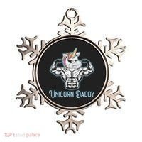 Unicorn Daddy Best Dad Ever Papa Fatherhood Fathers Day Gift Ornament thumb 0