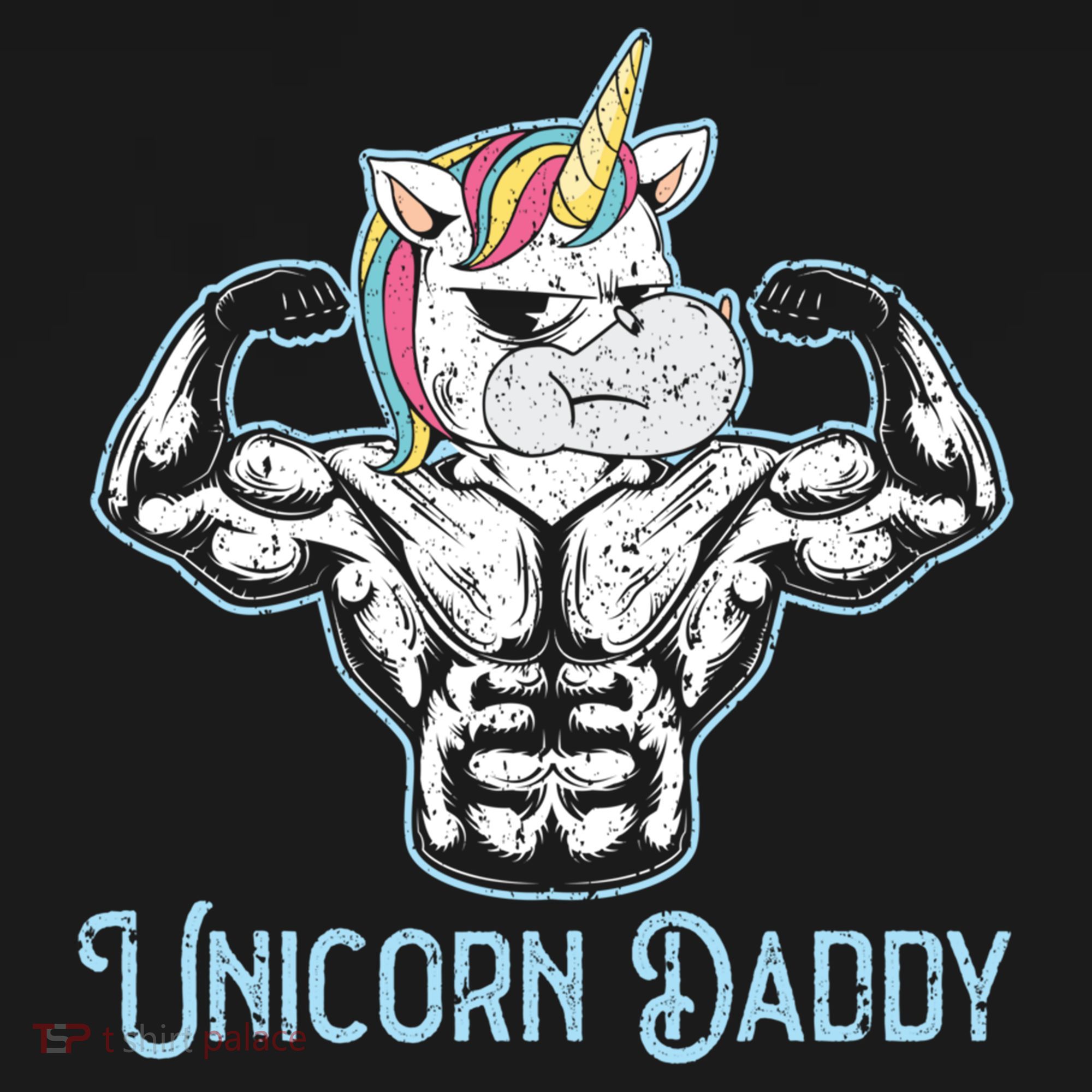 Unicorn Daddy Best Dad Ever Papa Fatherhood Fathers Day Gift Ornament
