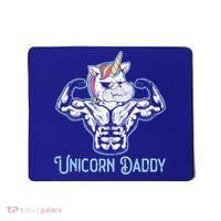 Unicorn Daddy Best Dad Ever Papa Fatherhood Fathers Day Gift Mousepad thumb 0