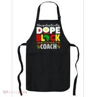 Unapologetically Dope Black Coach African Juneteenth Apron thumb 0
