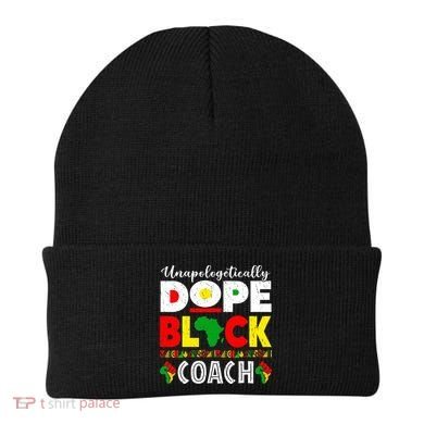 Unapologetically Dope Black Coach African Juneteenth Beanie