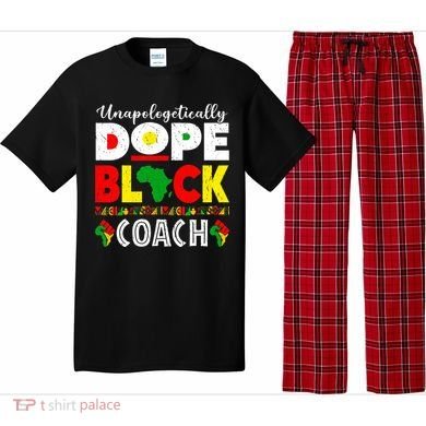 Unapologetically Dope Black Coach African Juneteenth Pajama Set