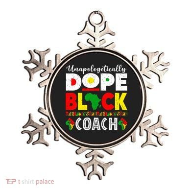 Unapologetically Dope Black Coach African Juneteenth Ornament