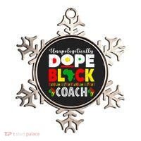 Unapologetically Dope Black Coach African Juneteenth Ornament thumb 0