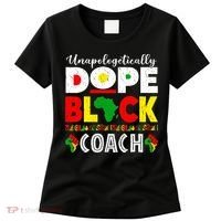 Unapologetically Dope Black Coach African Juneteenth Women's T-Shirt thumb 0