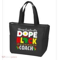 Unapologetically Dope Black Coach African Juneteenth Tote Bag thumb 3