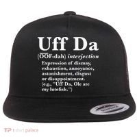 Uff Da Definition Flat Bill Trucker Hat thumb 0