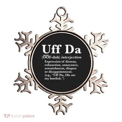 Uff Da Definition Ornament