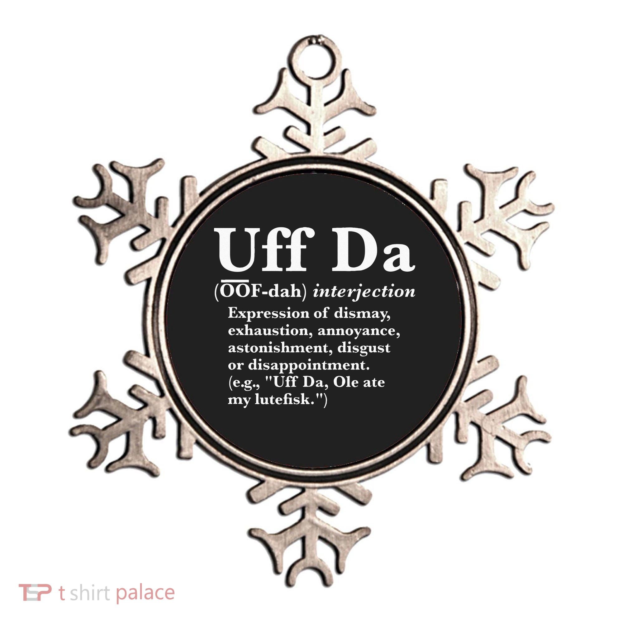 Uff Da Definition Ornament